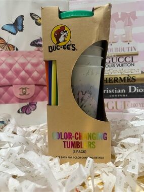 NWT BUC-EES Color-Changing Tumblers (5 PACK)